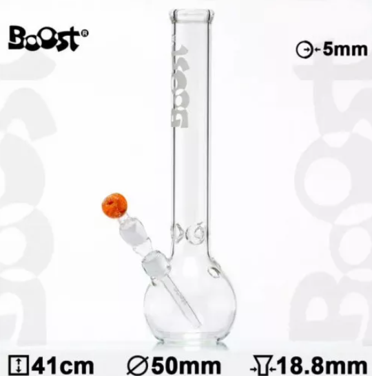 Бонг стеклянный Boost Bouncer Glass Bong 41 см 50 мм боросиликатное стекло - изображение 3