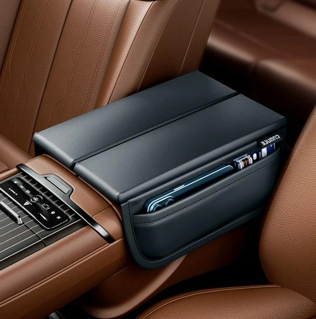 Подлокотник автомобильный с карманом CABULE Luxury, Черный (АО-219-11) - изображение 5