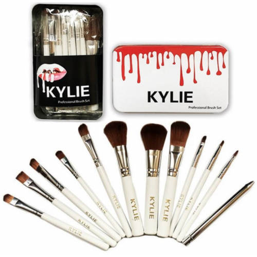 Кисти для макияжа Kylie Professional Brush Set 12 шт. синтетические, для глаз и лица - Фото 2 Кисти для макияжа Kylie Professional Brush Set 12 шт. синтетические, для глаз и лица - изображение 2