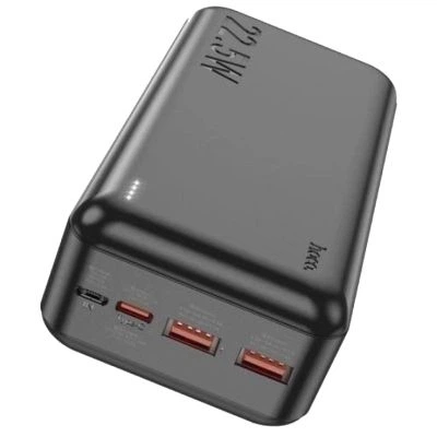 Батарея универсальная HOCO 30000mAh Astute 22.5W PD QC Black (J101B / 714732) - Фото 2 Батарея универсальная HOCO 30000mAh Astute 22.5W PD QC Black (J101B / 714732) - изображение 2