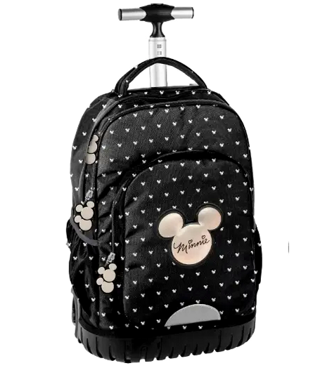 Рюкзак портфель на колесах із ручкою 3 в 1 для школи чорний Paso МС0579 - Фото 2 Рюкзак портфель на колесах із ручкою 3 в 1 для школи чорний Paso МС0579 - зображення 2