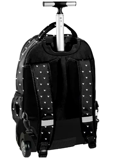 Рюкзак портфель на колесах із ручкою 3 в 1 для школи чорний Paso МС0579 - Фото 3 Рюкзак портфель на колесах із ручкою 3 в 1 для школи чорний Paso МС0579 - зображення 3