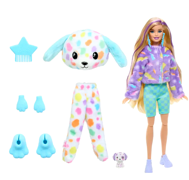 Кукла Barbie Cutie Reveal с аксессуарами для игры 10 сюрпризов HE0842 - Фото 2 Кукла Barbie Cutie Reveal с аксессуарами для игры 10 сюрпризов HE0842 - изображение 2