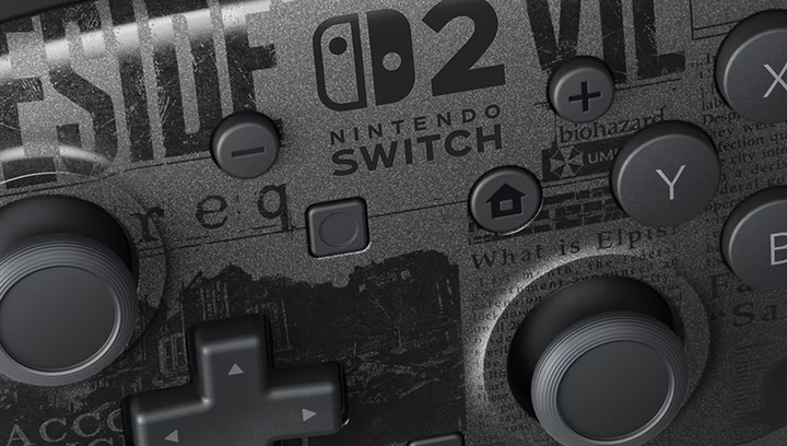 Геймпад Бездротовий Nintendo Switch 2 Pro Controller Resident Evil Requiem Limited Edition Black - Фото 4 Геймпад Бездротовий Nintendo Switch 2 Pro Controller Resident Evil Requiem Limited Edition Black - зображення 4