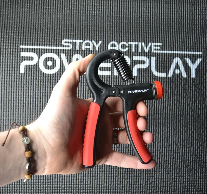 Эспандер кистевой Active Point металл 10-40 кг красный - изображение 8