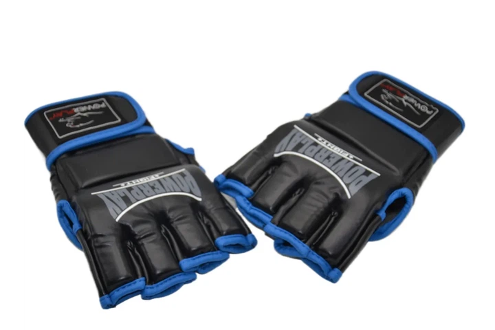 Перчатки для MMA Active Point искусственная кожа XL черные синие - изображение 10