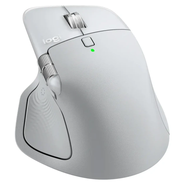 Миша Bluetooth Logitech MX Master 4 for Mac White Silver (910-007576) - Фото 3 Миша Bluetooth Logitech MX Master 4 for Mac White Silver (910-007576) - изображение 3