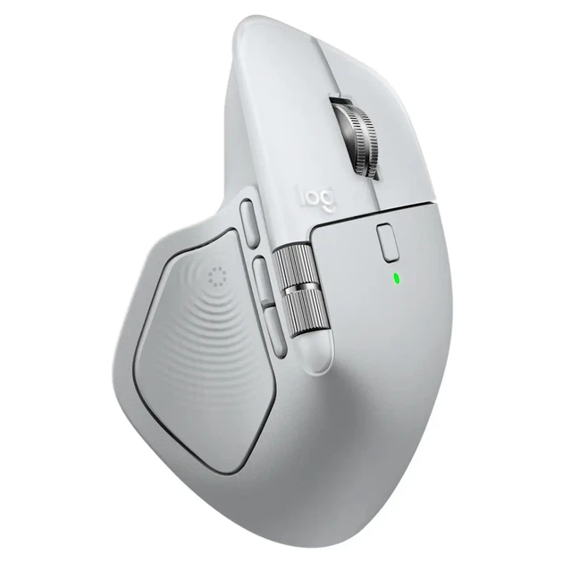 Миша Bluetooth Logitech MX Master 4 for Mac White Silver (910-007576) - Фото 4 Миша Bluetooth Logitech MX Master 4 for Mac White Silver (910-007576) - изображение 4