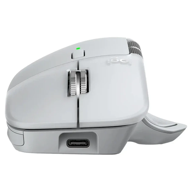 Миша Bluetooth Logitech MX Master 4 for Mac White Silver (910-007576) - Фото 6 Миша Bluetooth Logitech MX Master 4 for Mac White Silver (910-007576) - изображение 6