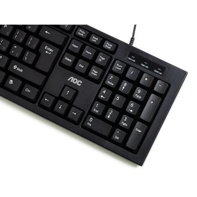 Комплект AOC KM160B USB UA Black (KM160B/97) - Фото 6 Комплект AOC KM160B USB UA Black (KM160B/97) - изображение 6