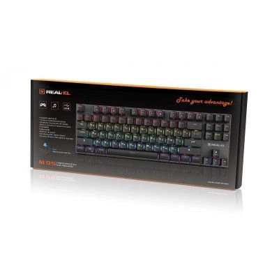 Клавиатура REAL-EL M 05 USB Grey (EL123100044) - Фото 10 Клавиатура REAL-EL M 05 USB Grey (EL123100044) - изображение 10