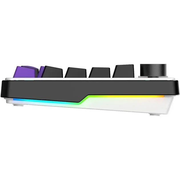 Бездротова механічна клавіатура Hator Hellyberry HK75 White Violet Wireless (Бездротова версія), 75%, RGB, (2.4G/Bluetooth/USB) - зображення 6