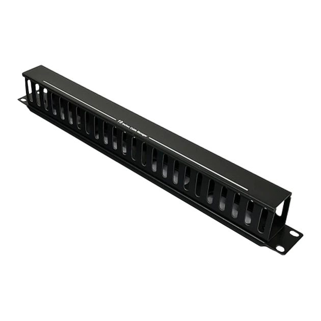 Кабельный организатор 1U с крышкой, черный, EPNew EPNew PLMN-060Z - Фото 1 Кабельный организатор 1U с крышкой, черный, EPNew EPNew PLMN-060Z - изображение 1