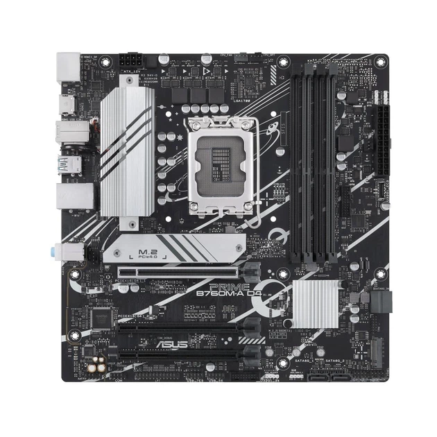 Материнcька плата ASUS PRIME B760M-A D4-CSM s1700 B760 4xDDR4 M.2 HDMI DP mATX CSM (90MB1D00-M1EAYC) - Фото 2 Материнcька плата ASUS PRIME B760M-A D4-CSM s1700 B760 4xDDR4 M.2 HDMI DP mATX CSM (90MB1D00-M1EAYC) - изображение 2