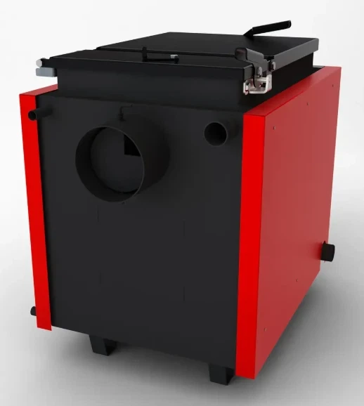 Шахтний твердопаливний котел Kessel Heizer Smart 10 кВт нижнього горіння з чавунними колосниками - зображення 4