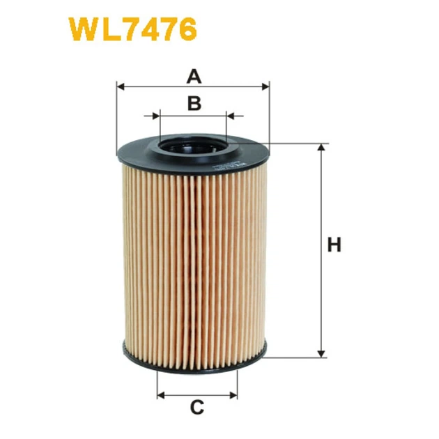Фільтр оливи WIX FILTERS Audi A1, A3 II, A6 III, Seat Alhambra II, Ibiza V, Leon II, Skoda Fabia I (WL7476) - Фото 1 Фільтр оливи WIX FILTERS Audi A1, A3 II, A6 III, Seat Alhambra II, Ibiza V, Leon II, Skoda Fabia I (WL7476) - изображение 1