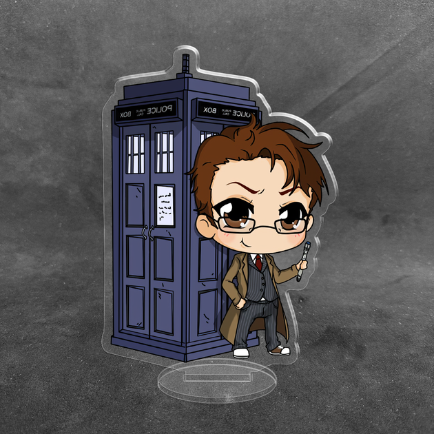 Акриловая коллекционная фигурка Чиби Chibi Доктор Кто Doctor Who 10 см - Фото 1 Акриловая коллекционная фигурка Чиби Chibi Доктор Кто Doctor Who 10 см - изображение 1