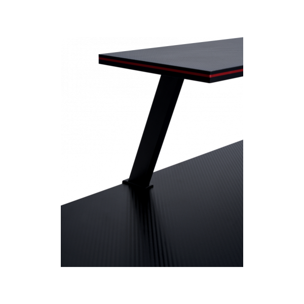 Геймерский компьютерный стол GT Racer T-1741 (130x130x45x73) Black - изображение 7