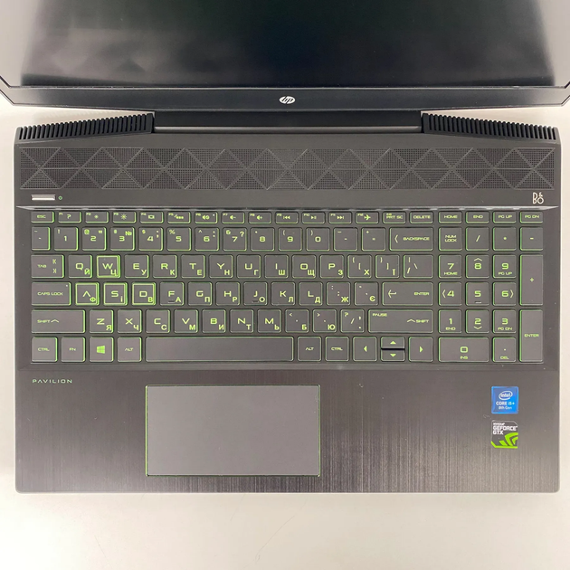 Ігровий ноутбук HP Pavilion Gaming / 15.6" (1920x1080) IPS / Intel Core i5-8300H (4 (8) ядра по 2.3 - 4.0 GHz) / 16 GB DDR4 / 128 GB SSD + 500 GB HDD / nVidia Geforce GTX 1050 Ti, 4 GB GDDR5, 128-bit / WebCam / HDMI б/в + Подарунок Бездротова миша / USB - зображення 3
