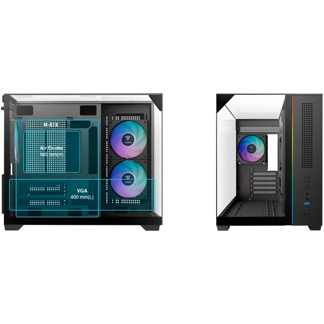 Корпус Gamdias Atlas M3M Black (4711514503807) - Фото 12 Корпус Gamdias Atlas M3M Black (4711514503807) - изображение 12