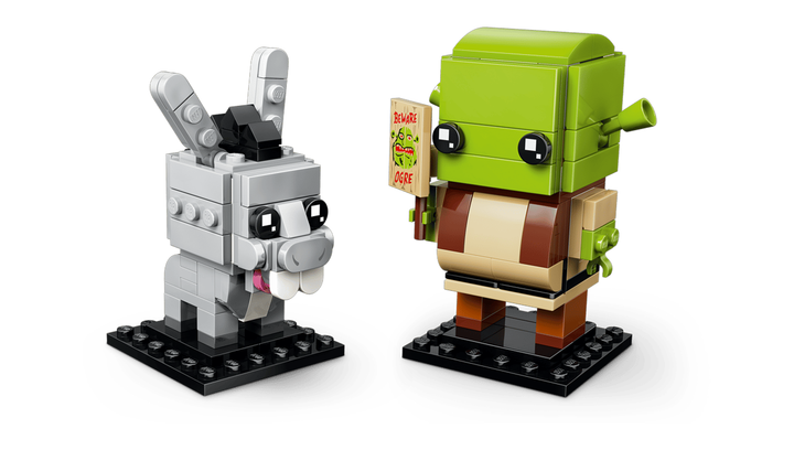 Конструктор Lego Shrek, Donkey & Gingy Figures BrickHeadz 40923 - изображение 4