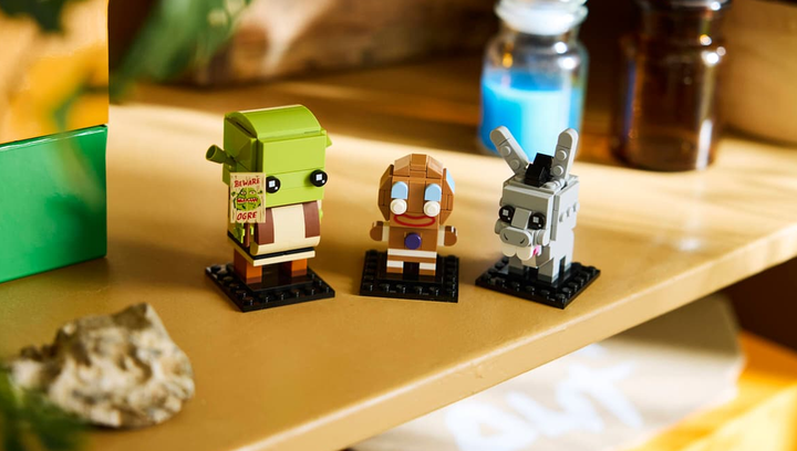 Конструктор Lego Shrek, Donkey & Gingy Figures BrickHeadz 40923 - изображение 6