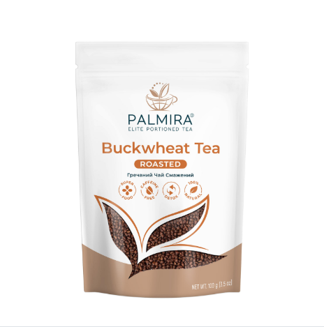 Чай Palmira Гречаний смажений (Buckwheat tea) ваговий 100 г - Фото 1 Чай Palmira Гречаний смажений (Buckwheat tea) ваговий 100 г - зображення 1