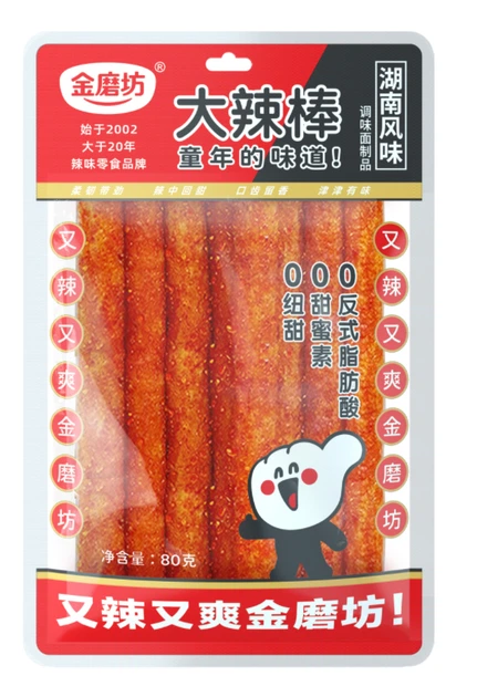 Снек Латяо Big Hot Stick Golden Mill 80г - Фото 1 Снек Латяо Big Hot Stick Golden Mill 80г - зображення 1