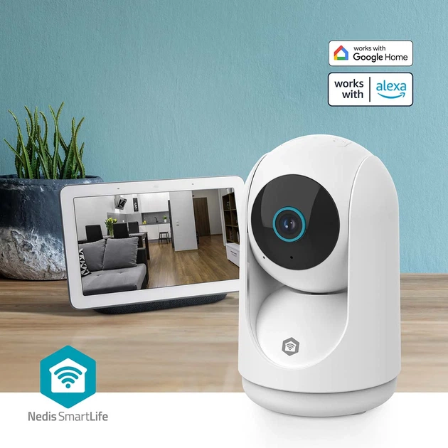 Kamera IP Nedis SmartLife Indoor Camera 3MP White (WIFICI23CWT) - Zdjęcie 15 Kamera IP Nedis SmartLife Indoor Camera 3MP White (WIFICI23CWT) - obraz 15