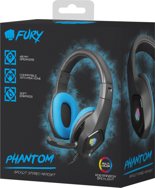 Навушники Natec Fury Phantom Blue (NFU-1679) - зображення 5