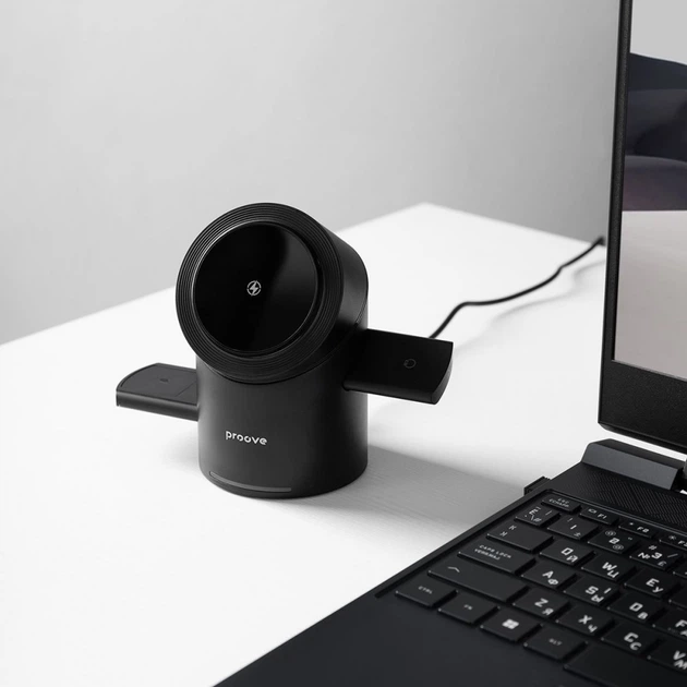 Беспроводное ЗУ Proove Optimus black - Фото 3 Беспроводное ЗУ Proove Optimus black - изображение 3