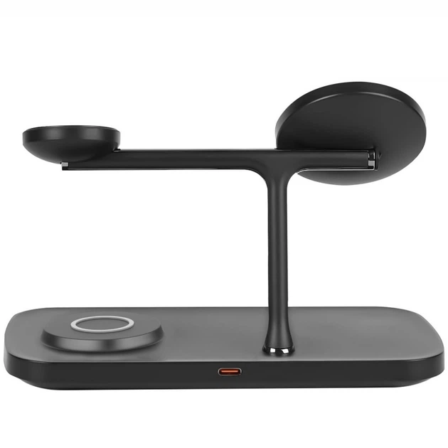 Беспроводное ЗУ Proove Magnetic Field Pro 3 in 1 Qi2 black - Фото 8 Беспроводное ЗУ Proove Magnetic Field Pro 3 in 1 Qi2 black - изображение 8