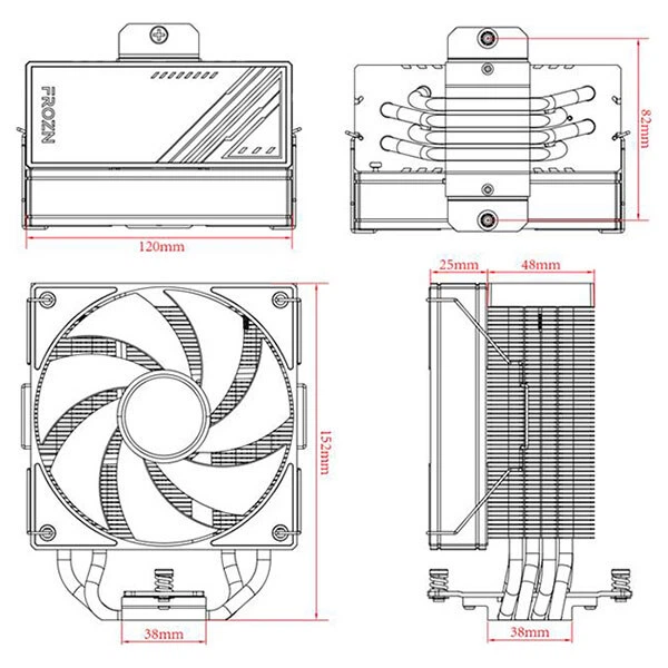 Кулер процессорный ID-Cooling Frozn A410, Черный - 454962 - изображение 7