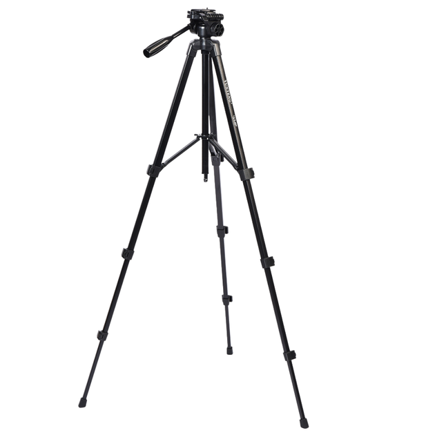Штатив Yunteng VCT-696 180 см з панорамною головкою для смартфона та камер, 4 секції (78D378117B9E) - зображення 7