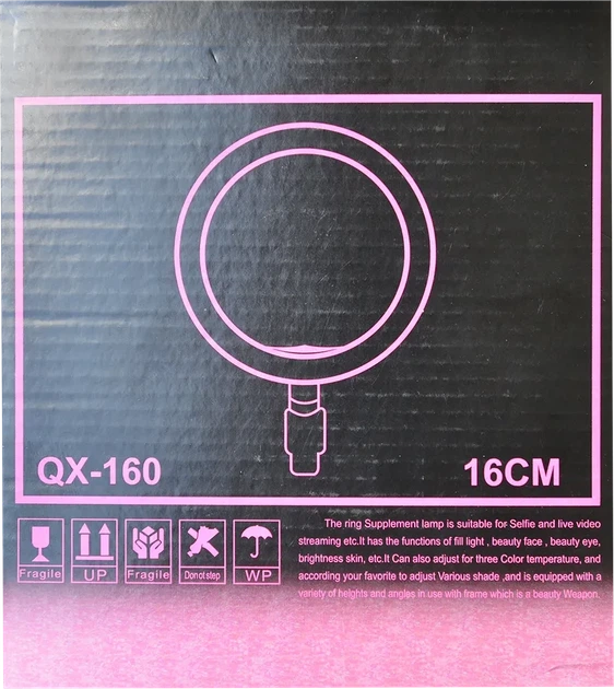 Кольцевая LED-лампа 16 см с USB-питанием для видеосъемки и фотостудии, комплект со штативом (6451BDF8A62F) - Фото 7 Кольцевая LED-лампа 16 см с USB-питанием для видеосъемки и фотостудии, комплект со штативом (6451BDF8A62F) - изображение 7
