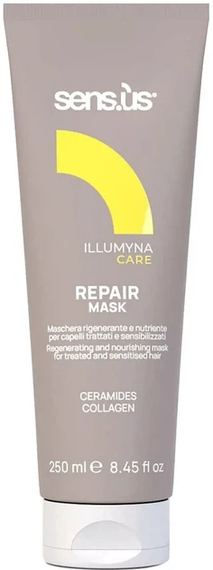 Відновлююча ліпідна маска для пошкодженого волосся Sensus Illumyna Repair Mask 250мл - Фото 1 Відновлююча ліпідна маска для пошкодженого волосся Sensus Illumyna Repair Mask 250мл - зображення 1