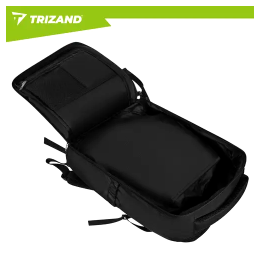 Туристический рюкзак 12 карманов USB порт для путешествий 40x25 см черный Trizand CS-0129 - Фото 5 Туристический рюкзак 12 карманов USB порт для путешествий 40x25 см черный Trizand CS-0129 - изображение 5