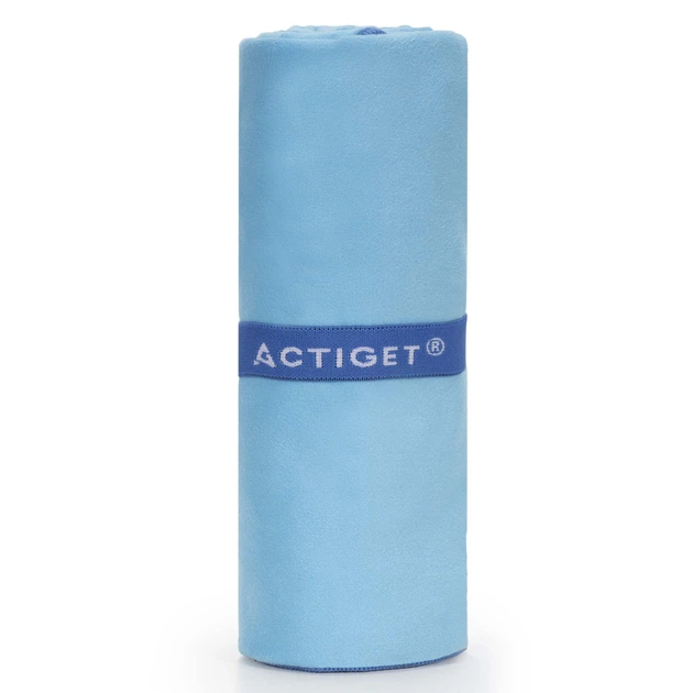 Рушник спортивний Actiget 150 x 80 см з мікрофібри ACT0191 Blue - Фото 6 Рушник спортивний Actiget 150 x 80 см з мікрофібри ACT0191 Blue - зображення 6