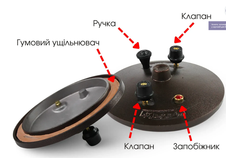 Афганский казан-скороварка комбинированный 10л - Фото 3 Афганский казан-скороварка комбинированный 10л - изображение 3