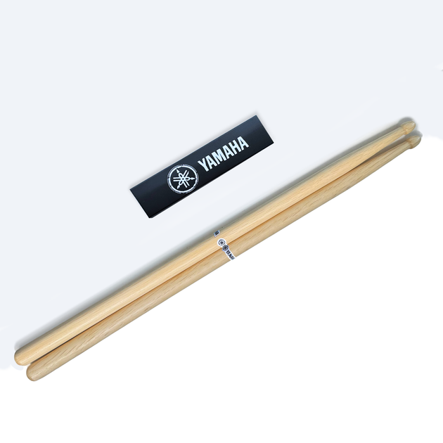 Барабанные палочки Yamaha 5A - Дуб. Профессиональные, деревянные, с фирменным логотипом, 1 пара - изображение 2