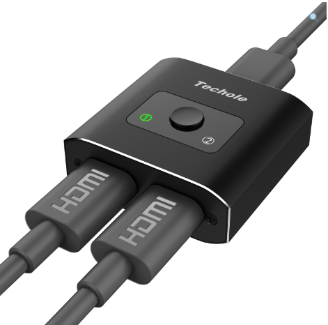 Двунаправленный HDMI переключатель Techole HS305 4K Ultra HD, коммутатор 2 в 1 для телевизора, ПК и консолей - Б/У - Фото 1 Двунаправленный HDMI переключатель Techole HS305 4K Ultra HD, коммутатор 2 в 1 для телевизора, ПК и консолей - Б/У - изображение 1