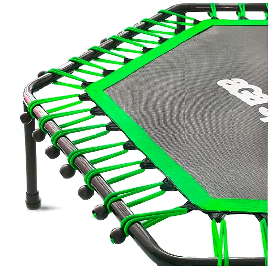 Фитнес батут 130 см для тренировок с ручкой 100 кг PP Mesh Красный AGА SPORT МС0475 - Фото 2 Фитнес батут 130 см для тренировок с ручкой 100 кг PP Mesh Красный AGА SPORT МС0475 - изображение 2