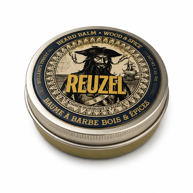 Бальзам для бороди Reuzel Beard Balm Wood & Spice, 35 г (REU049) - Фото 1 Бальзам для бороди Reuzel Beard Balm Wood & Spice, 35 г (REU049) - зображення 1