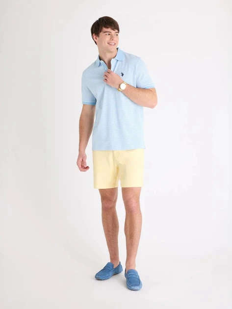 Поло довге чоловіче US Polo Assn 11Q0073-9800A(Surf Blue Heather) L Синє (786662640340) - Фото 3 Поло довге чоловіче US Polo Assn 11Q0073-9800A(Surf Blue Heather) L Синє (786662640340) - зображення 3