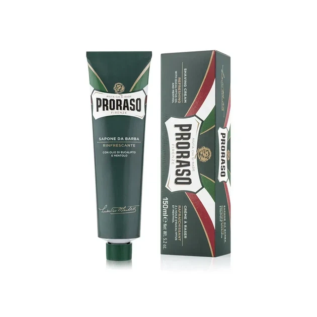 Крем для бритья Proraso Shaving Cream Tube Refresh Eucalyptus 150 мл с эвкалиптом и ментолом, освежающее средство для бритья - Фото 6 Крем для бритья Proraso Shaving Cream Tube Refresh Eucalyptus 150 мл с эвкалиптом и ментолом, освежающее средство для бритья - изображение 6