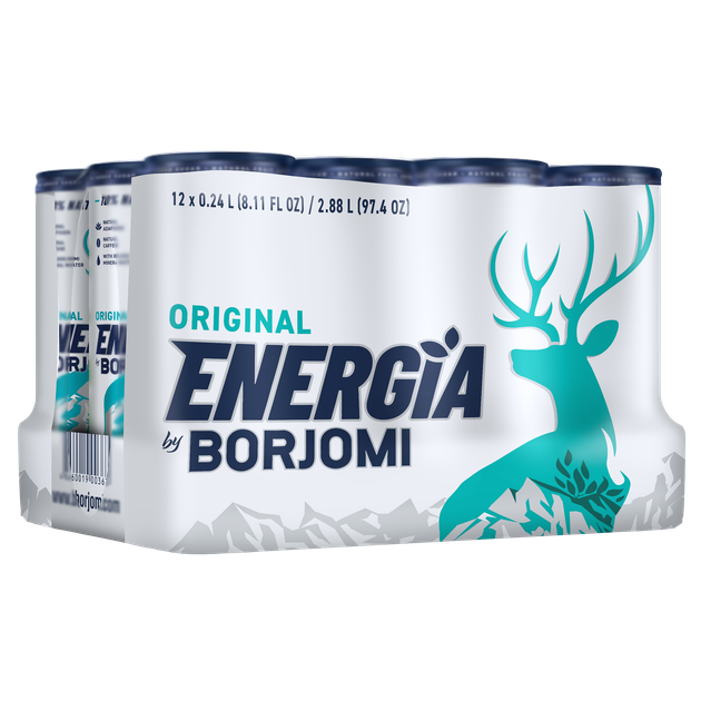 Упаковка напитка безалкогольного Borjomi Energia Сильногазированный Сокосодержащий Оригинальный 0.24 л х 12 шт (4860019003623) - изображение 5