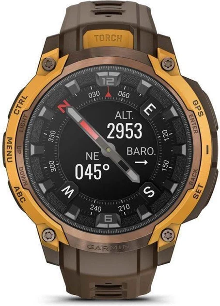 Смарт-часы Garmin Instinct Crossover AMOLED Bronze/Sunburst (010-03398-01) - изображение 7