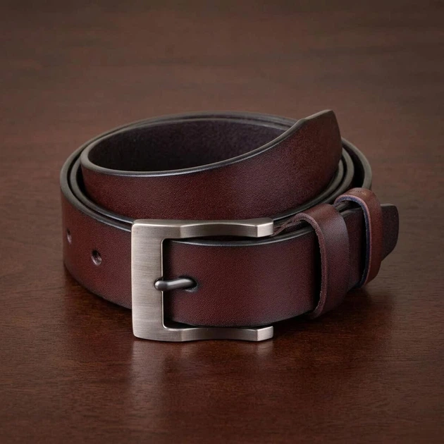 Ремень мужской из натуральной кожи Vintage 115 см Коричневый (leather-20357) - Фото 14 Ремень мужской из натуральной кожи Vintage 115 см Коричневый (leather-20357) - изображение 14
