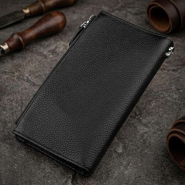 Гаманець ST Leather 18383 (ST420) надійний Чорний - Фото 7 Гаманець ST Leather 18383 (ST420) надійний Чорний - изображение 7
