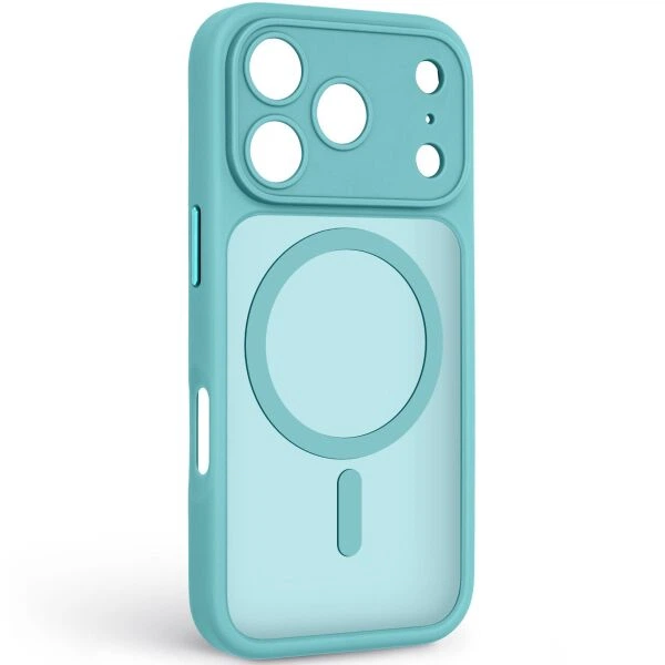 Защитный чехол ArmorStandart Lush MagCase для iPhone 17 Pro - Turquoise - Фото 2 Защитный чехол ArmorStandart Lush MagCase для iPhone 17 Pro - Turquoise - изображение 2